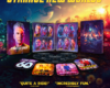 Poster for Star Trek: Strange New Worlds promoting the 4K steelbook, Blu-ray and digital set with discs and boxed art on a colorful alien landscape/garden scene.