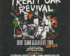 Concert poster for Treaty Oak Revival's West Texas Degenerate Tour, featuring Wade Forster and KG & the Bad Habits in Virginia Beach, VA (Live Nation).