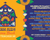 Poster for Farm Aid 2026 at Virginia Beach on September 26, featuring an orange left panel with a blue barn filled with sunflowers, produce, and birds; right panel lists performers in yellow and blue text: Willie Nelson & Family, Neil Young & The Chrome Hearts, John Mellencamp, Dave Matthews & Tim Reynolds, Margo Price, Nathaniel Rateliff, Turnpike Troubadours, Lukas Nelson, Mike Campbell & The Dirty Knobs, Jesse Welles, Sierra Ferrell, Mon RovIA • I’m With Her, Amythyst Kiah, Lily Meola, Chris Pierce; ticket link farmaid.org/2026; venue Veterans United Home Loans Amphitheater.