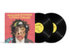 Rolling Stones Foreign Tongues album cover with a distorted portrait and two black vinyl records next to it.